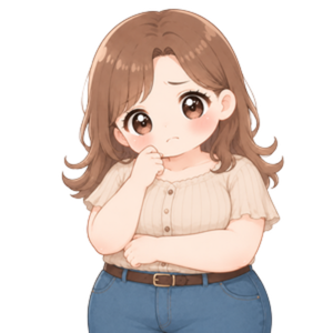 体型について悩む求職女性