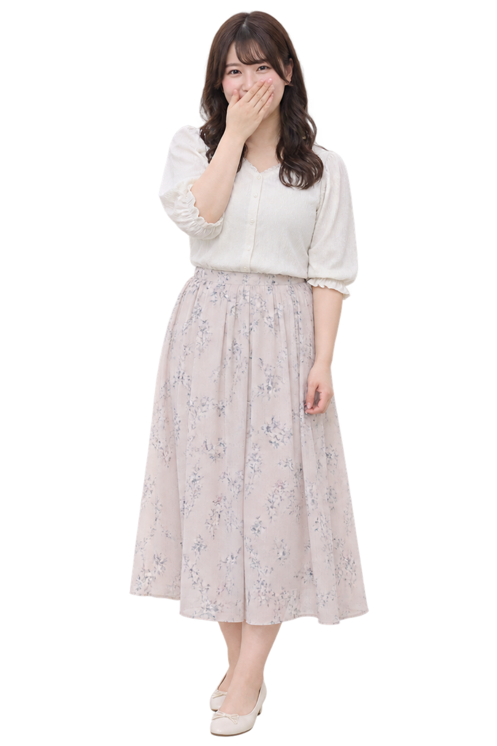 ちょいぽちゃ体型の女性